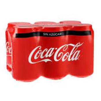 REFRESCO DE LATA COCA-SIN AZUCAR 355 ML PAQUETE CON 6 PZS