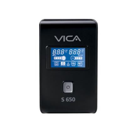 REGULADOR UPS VICA S650 INTEGRADO 650CA/360W 8 CONTACTOS  PANTALLA LED