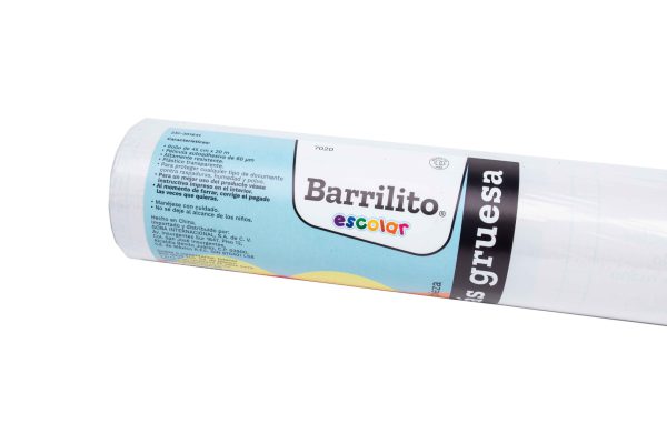 ROLLO PELICULA ADHERIBLE TRANSPARENTE 45CM X 20 M