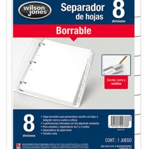 SEPARADOR-CEJA-BORRABLE-BLANCO-CARTA-8-POSICIONES-P4733_S040-177 SEPARADOR CEJA BORRABLE BLANCO CARTA 8 POSICIONES P4733
