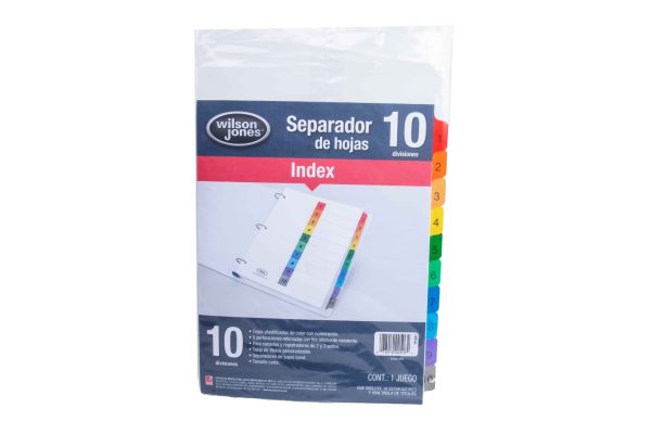 SEPARADOR MULTIDEX CARTA 10 POSICIONES P1347