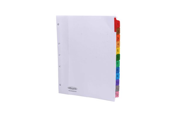 SEPARADOR MULTIDEX CARTA 12 POSICIONES P1348