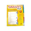 SEPARADOR PLASTICO CARTA 5 DIVISIONES