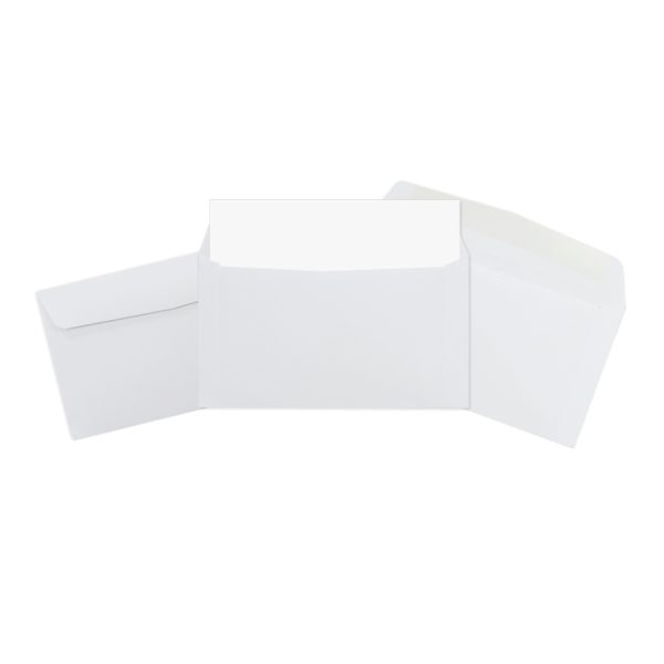 SOBRE BLANCO PARA CARTA SIN FONDO PARA HOJA CARTA S06B60 PAQUETE CON 100 PZS