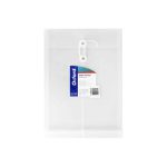 SOBRE PLASTICO VERTICAL TNS-BC OFICIO CON HILO F495B