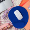 TAPETE PARA MOUSE AZUL REPOSAMUÑECA ERGOGEL