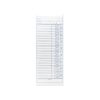 TARJETA PARA RELOJ CHECADOR QUINCENAL T-63 PAQUETE CON 100 PZS