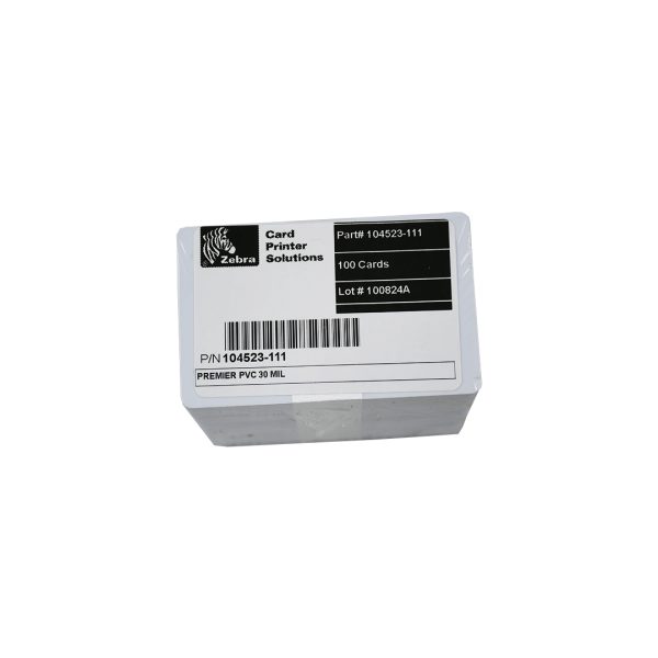 TARJETA PVC BLANCA DE 30 MILESIMAS 104523-111 PAQUETE CON 500 PZS