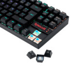 TECLADO REDRAGON KUMARA K552 RGB BLUE SWITCH ALAMBRICO NEGRO