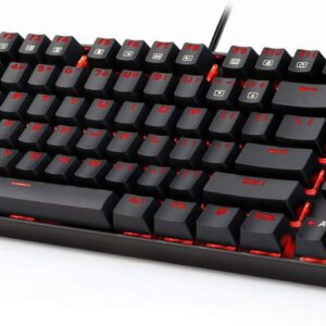 TECLADO REDRAGON KUMARA K552 RGB RED SWITCH ALAMBRICO NEGRO