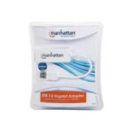 ADAPTADOR DE RED MANHATTAN USB A RJ45 ALÁMBRICO, 1000 MBIT/S