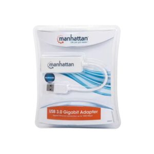 ADAPTADOR DE RED MANHATTAN USB A RJ45 ALÁMBRICO, 1000 MBIT/S