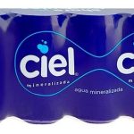 AGUA GASIFICADA CIEL 8 LATAS CON 235 ML C/U