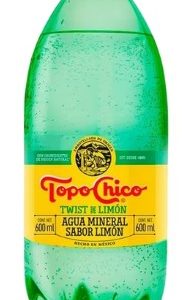AGUA MINERAL TOPO CHICO LIMON 600ML CON 12 PIEZAS