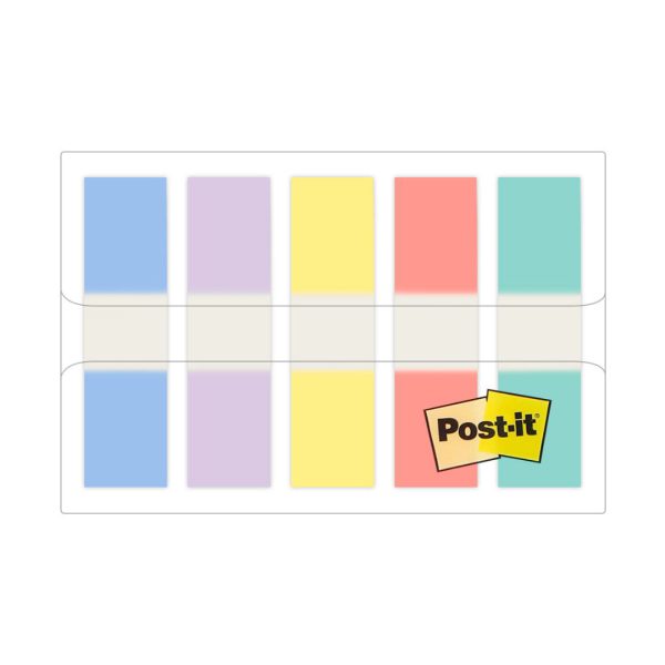 BANDERITAS-ADHESIVAS-RIGIDAS-POST-IT-FLAGS-PASTEL-PAQUETE-CON-100-BANDERITAS-EN-5-BLOCS_B090-281_13 BANDERITAS ADHESIVAS RIGIDAS POST-IT FLAGS PASTEL PAQUETE CON 100 BANDERITAS EN 5 BLOCS