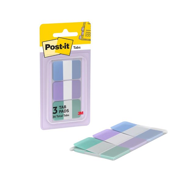 BANDERITAS-ADHESIVAS-RIGIDAS-POST-IT-TABS-PASTEL-FRIOS-PAQUETE-CON-36-BANDERITAS-EN-3-BLOCS_B090-280_12 BANDERITAS ADHESIVAS RIGIDAS POST-IT TABS PASTEL FRIOS PAQUETE CON 36 BANDERITAS EN 3 BLOCS