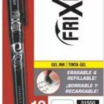 BOLIGRAFO BORRABLE PILOT FRIXION NEGRO 0.7 MM 31550C CON 12 PZS