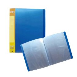 C057-035-1 CARPETA PLASTICA CON 20 MICAS TAMAÑO CARTA AZUL 22541