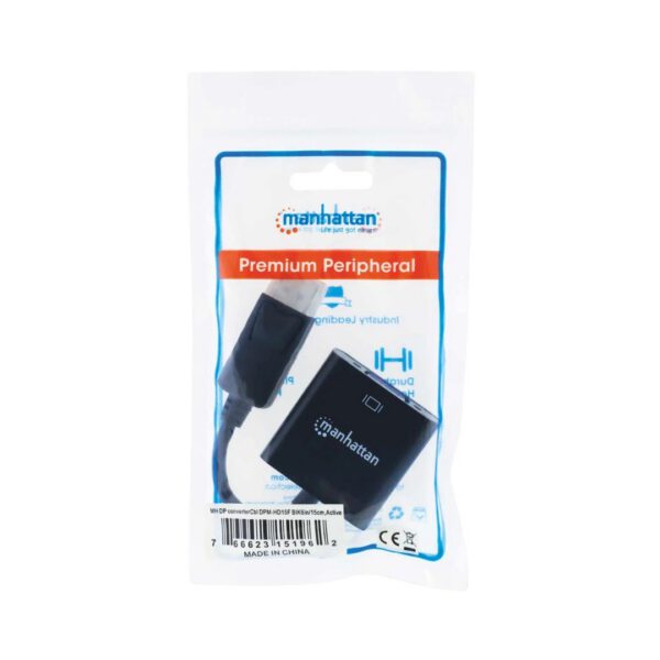 CABLE ADAPTADOR CONVERTIDOR DISPLAYPORT MACHO A SVGA HEMBRA
