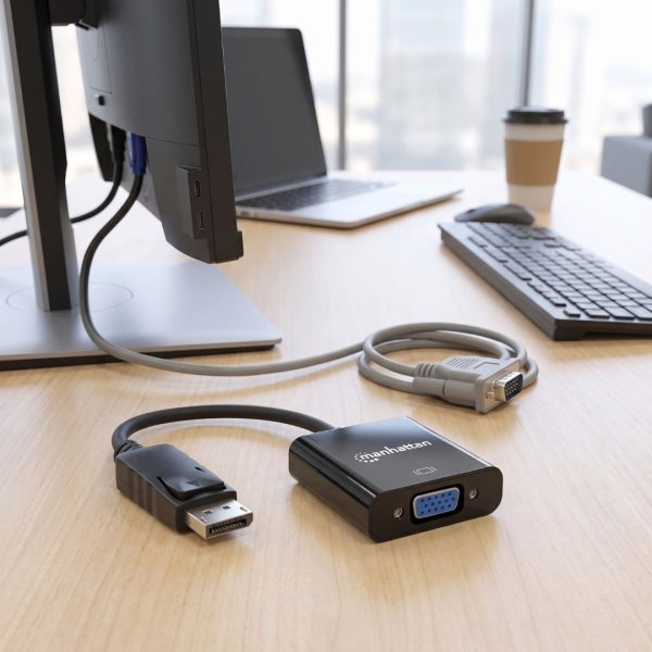 CABLE ADAPTADOR CONVERTIDOR DISPLAYPORT MACHO A SVGA HEMBRA