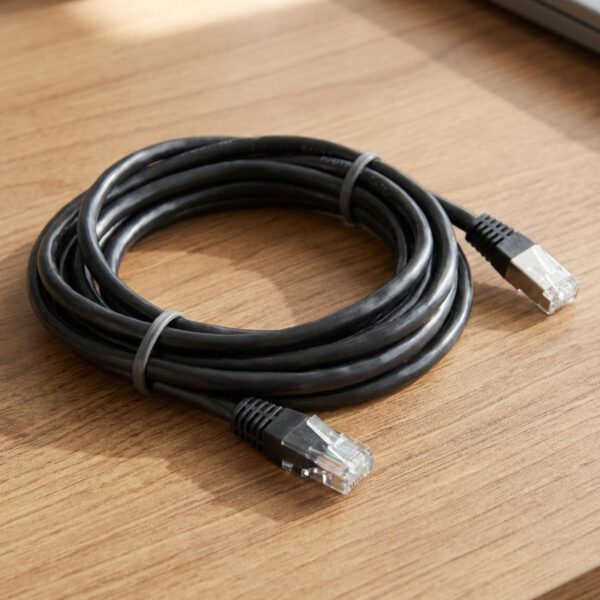 CABLE DE PARCHEO LINKEDPRO CAT 5E DE 2 METROS COLOR NEGRO