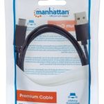 CABLE USB MANHATTAN 353298 TIPO C A TIPO A 1 M NEGRO