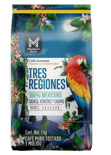 CAFE TOSTADO Y MOLIDO GOURMET 3 REGIONES 1 KG