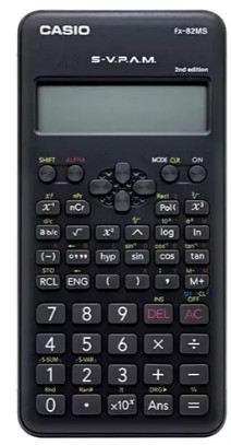 CALCULADORA CASIO FX-82MS CIENTIFICA 240 FUNCIONES 12 DIGITOS