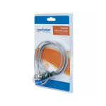 CANDADO DE SEGURIDAD MANHATTAN 440271 PARA LAPTOP CON LLAVE Y CABLE 1.5 M