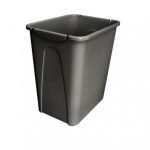 CESTO DE BASURA MEDIANO 17 LITROS NEGRO 8295NE