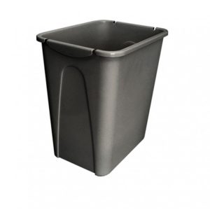 CESTO DE BASURA MEDIANO 17 LITROS NEGRO 8295NE