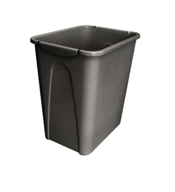 CESTO DE BASURA MEDIANO 17 LITROS NEGRO 8295NE