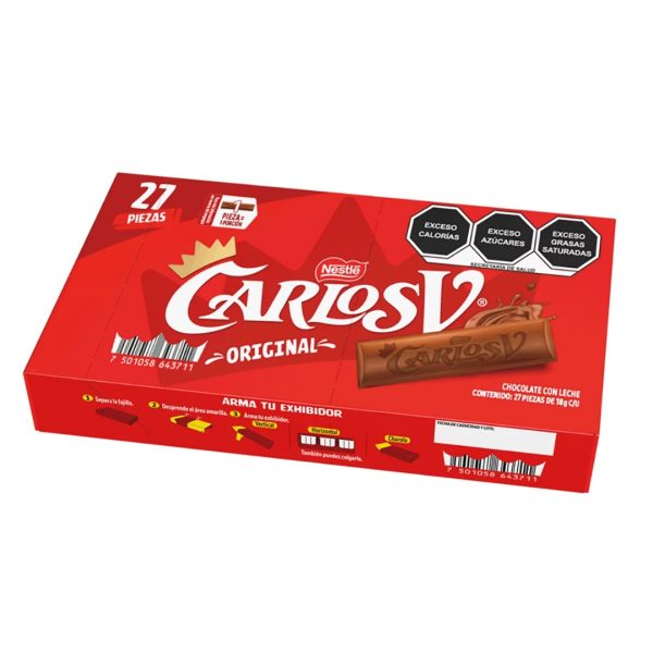 CHOCOLATE CARLOS V 18 G CON 27 PIEZAS