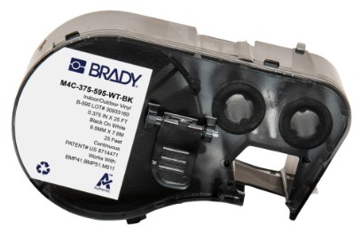 CINTA BRADY M4C-375-595-WT-BK BLANCO