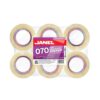 CINTA DE EMPAQUE TRANSPARENTE 070 48MM X 150 M PAQUETE CON 6 PIEZAS