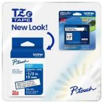 CINTA LAMINADA BROTHER TZE251G NEGRO SOBRE BLANCO 24 MM X 8 M