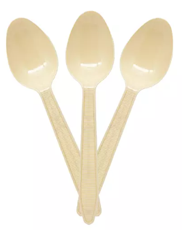 CUCHARA PASTELERA BIODEGRADABLE CLASSY CON 50 PZAS
