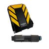 DISCO DURO EXTERNO HD710 ADATA 2TB NEGRO/AMARILLO