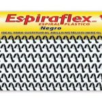 ESPIRAL PLASTICO NEGRO DE 13MM 3:1 PARA 110 HOJAS CON 84 PIEZAS