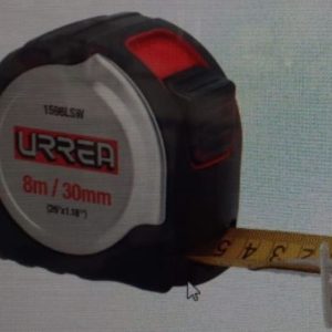 FLEXOMETRO ACERO INOXIDABLE URREA 8M X 30 MM
