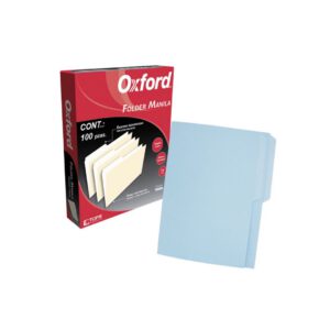 FOLDER OXFORD TAMAÑO CARTA AZUL