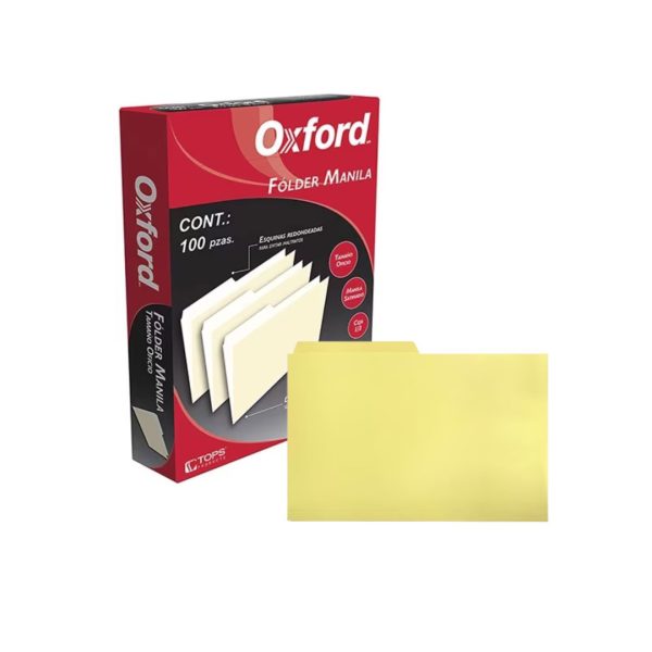FOLDER OXFORD TAMAÑO OFICIO AMARILLO