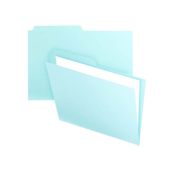 FOLDER OXFORD TAMAÑO OFICIO AZUL M751 CON 100 PZS