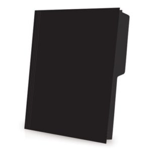 FOLDER TAMAÑO CARTA COLOR NEGRO CAJA CON 25 PIEZAS