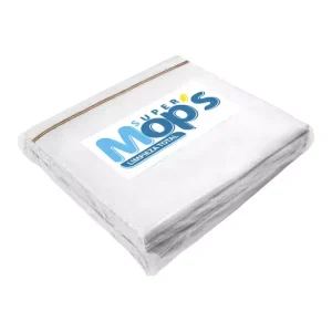 FRANELA SUPER MOPS 50 X 100 CM COLOR BLANCO CON 6 PZAS