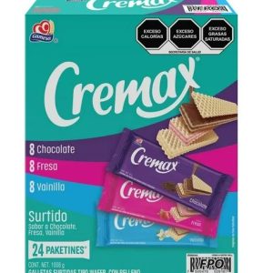 GALLETAS CREMAX GAMESA SURTIDO 24 PIEZAS 42 GRAMOS C/U