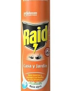 INSECTICIDA EN AEROSOL RAID CASA Y JARDIN 400ML