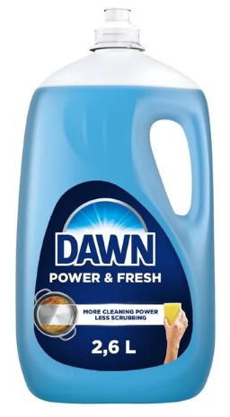 JABON LAVATRASTES LIQUIDO DAWN 2.6 L