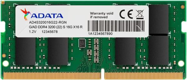 MEMORIA RAM ADATA DDR4 SODIMM 16GB 3200MHZ AD4S320016G22-SGN