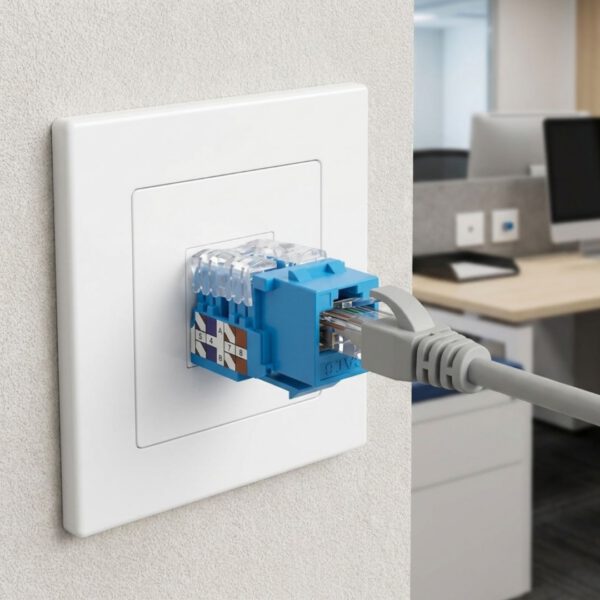 MODULO JACK 110 CAT6 KEYSTONE PARA FACEPLATE LP-KJ-601-BU, LINKEDPRO BY EPCOM